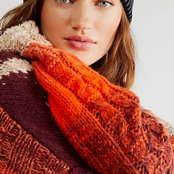 Free People Flury Cardigan Wool Blend Longline Open Front Cider Combo XS/S NWT - Picture 6 of 12